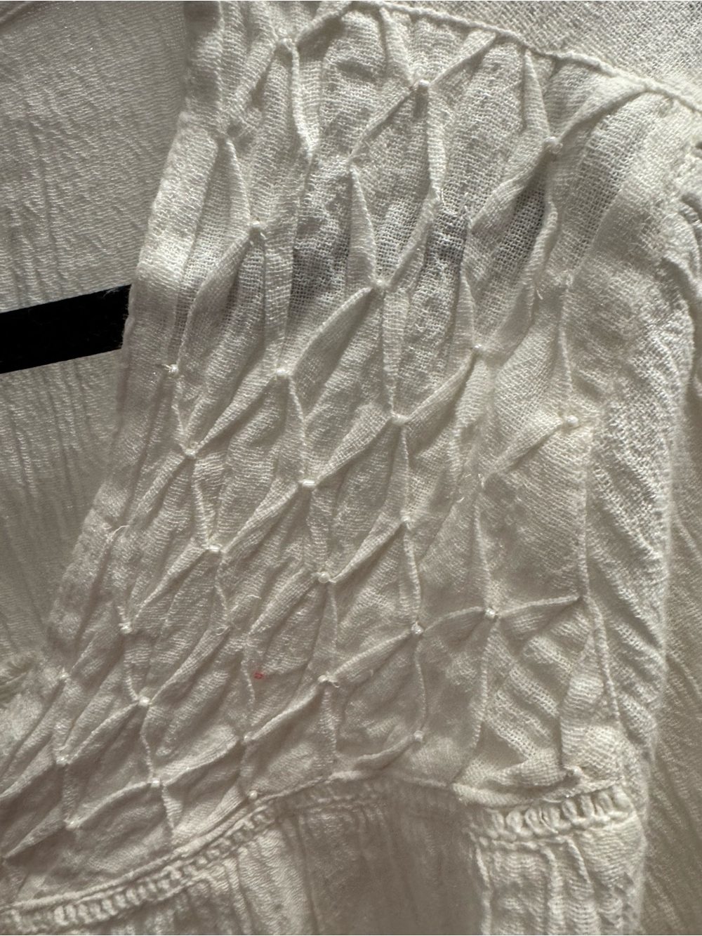 Rachel Zoe White Embroidered Boho Peasant Top - Picture 4 of 4